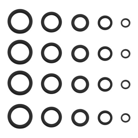 ECSiNG Ensemble de 100 Anneaux de Pêche en Acier Inoxydable - 5 Tailles Variées