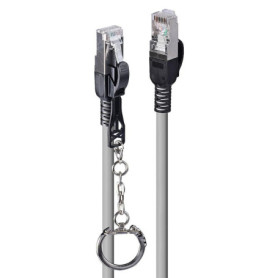 Câble Réseau Sécurisé Cat.6A S/FTP LSZH - 15m, Gris