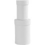 Set de 2 Boîtes Rondes en Carton Blanc - H: 7+9 cm
