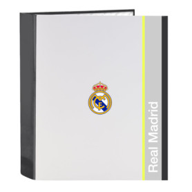 Classeur Folio 4 Anneaux Real Madrid - Confort et Polyvalence pour Enfants