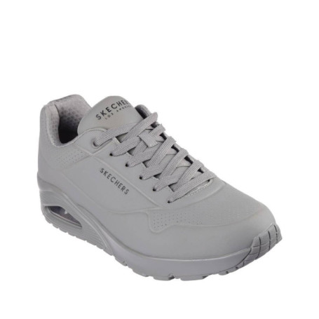Baskets de sport Skechers Uno Stand On Air pour homme - Gris foncé
