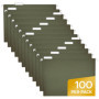 Pendaflex Lot de 100 Dossiers Suspendus Format Lettre avec Onglets Réglables