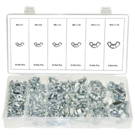 Assortiment de 175 Écrous Papillon M4 à M12 pour Bricolage