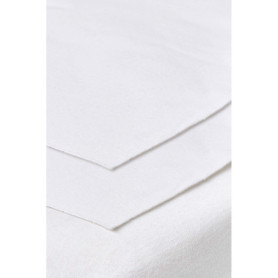 Meyco Alèse en Molleton pour Lit Junior - Pack de 2 - 75x100 cm - Blanc