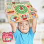 Horloge Éducative en Bois CRAZE - Apprendre l'Heure et les Saisons