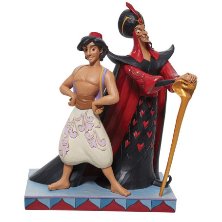 Figurine Aladdin & Jafar - Confrontation Épique en Bois 126,04 €