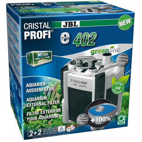 Filtre Extérieur JBL CristalProfi e402 Greenline pour Aquariums de 40 à 120 Litres 139,17 €