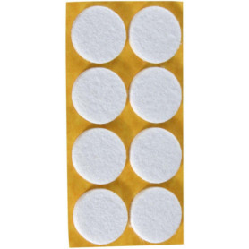 Lot de 8 Patins en Feutre Fackelmann pour Chaises - Protection des Sols
