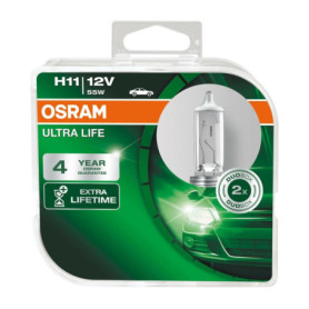 Ampoules OSRAM Ultra Life H11 12V 55W - Durabilité Maximale