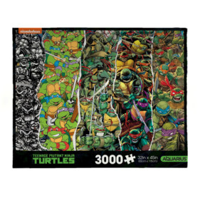 Puzzle TMNT 3000 pièces - Timeline des Tortues Ninja sous Licence Officielle