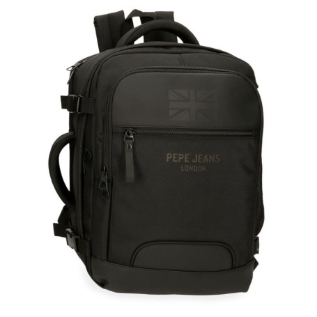 Sac à dos de cabine Pepe Jeans Bromley pour ordinateur 15,6 pouces - Noir
