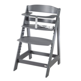 Chaise Haute Évolutive en Bois Roba Sit Up Click 'N' Flex - Anthracite