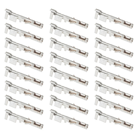 Lot de 100 broches à sertir eMagTech pour connecteurs Molex 3,0 mm