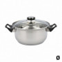 Casserole avec Couvercle en Verre Quid Habitat Acier inoxydable 31,99 €