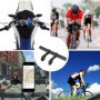 Rallonge de Guidon pour Trottinette et Vélo - Support Pratique en Aluminium Noir 20cm