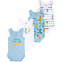 Ensemble de 4 Bodies Sans Manches en Coton pour Bébé - Chicco