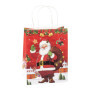 Sac cadeau en papier kraft TSI pour Noël - Lot de 12, taille moyenne