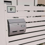 Boîte aux Lettres ALUBOX Argent - Format Magazine avec Système Anti-Effraction