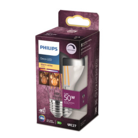 Ampoule LED Philips E27 50W Équivalent Blanc Chaud - Non Dimmable