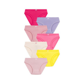 Lot de 7 Culottes Fille Multicolores - Petit Bateau