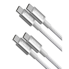 Câble USB-C Anker 60W en Nylon - Lot de 2, Charge Rapide et Haute Vitesse