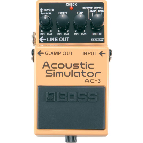 Pédale de Simulation Acoustique BOSS AC-3 - Transformez votre guitare électrique
