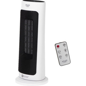 Radiateur Soufflant Économique 2000W avec Thermostat et Télécommande - Blanc