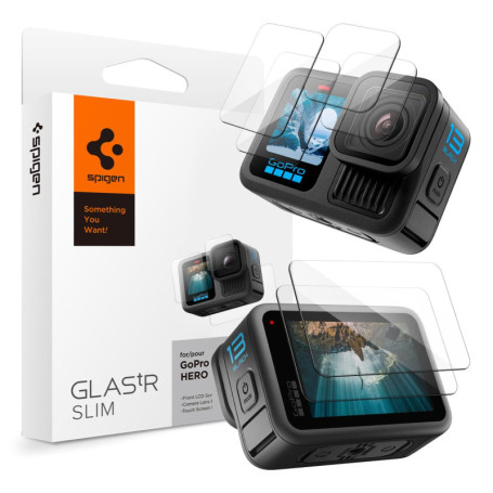 Protecteurs en Verre Trempé Spigen pour GoPro Hero 13 Black - Pack de 6