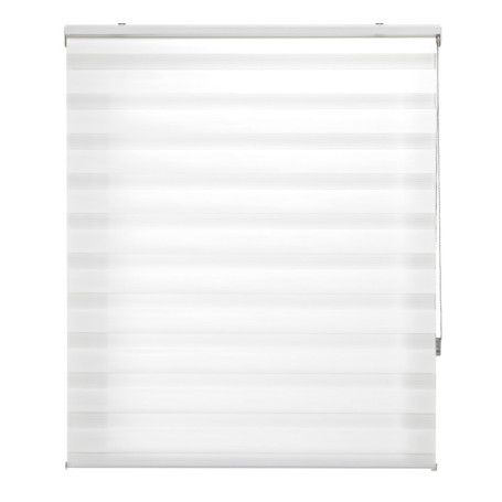 Store Enrouleur Jour et Nuit Élégant 140x250 cm - Blanc