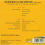 Intégrale des Œuvres pour Piano de Federico Mompou - 4 CD