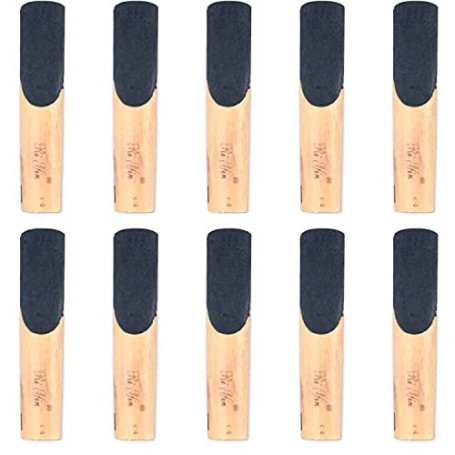 Lot de 10 Anches en Roseau pour Saxophone Ténor Si Bémol - Force 2.0