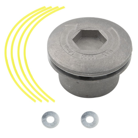 Tête de débroussailleuse Universelle en Aluminium MangWany pour Jardin