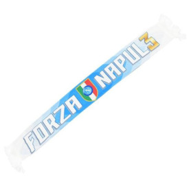 Écharpe SSC Napoli Champions Forza Napul3 - Blanc, Taille Unique