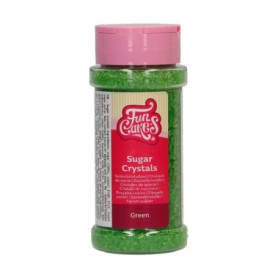 Cristaux de Sucre Verts FunCakes - Décoration Joyeuse pour Gâteaux et Cupcakes - 80 g