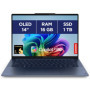 Lenovo Yoga Slim 7 - Ordinateur Portable 14'' 3K OLED 90Hz - 16Go RAM, 1To SSD, Windows 11 - Cosmique Bleu