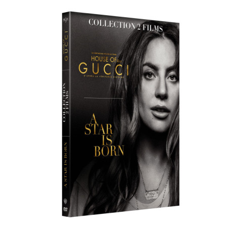 Coffret DVD Lady Gaga : A Star is Born & House of Gucci