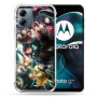 Coque Renforcée Multicolore pour Motorola G14 - Protection Manga Demon Slayer