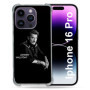 Coque Renforcée Cokitec pour iPhone 16 Pro - Protection Johnny Hallyday Noir