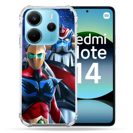 Coque Renforcée Cokitec pour Xiaomi Redmi Note 14 4G - Design Goldorak