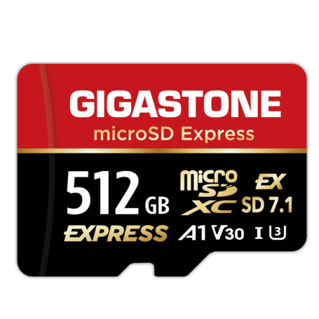 Carte mémoire microSD Gigastone 512 Go - Ultra rapide et étanche