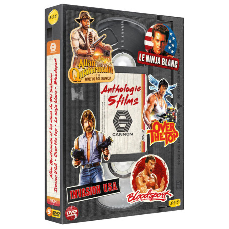 Coffret Anthologie 5 Films Cannon : Action et Aventure Inoubliables