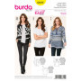 Patron de Couture Burda B6610 pour Veste et T-Shirt en Papier