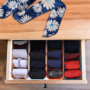 Organisateur de Tiroir Fulushouxi - 4 Boîtes de Rangement pour Sous-vêtements et Chaussettes
