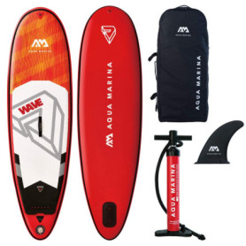 Planche de Stand Up Paddle Aquamarina Wave 8'8 - Rouge Orange