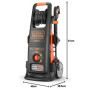 Nettoyeur Haute Pression BLACK+DECKER BXPW2500DTS avec Système Dualtech