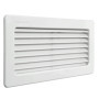 Grille Terminale Encastrable La Ventilazione C229B en ABS - 256 x 126 mm - Blanc
