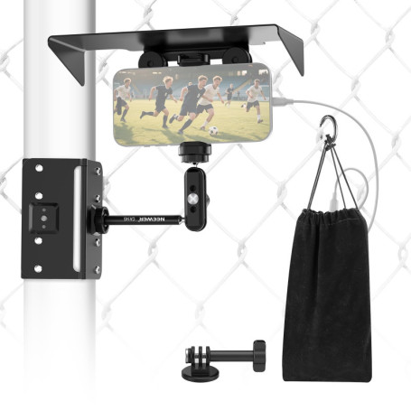 Support Magnétique NEEWER pour Smartphone et Caméra d'Action avec Pare-Soleil