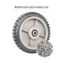 Lot de 4 Roulettes Charge Lourde avec Freins - 200 mm pour Chariots et Meubles 206,91 €