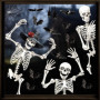 Autocollants Halloween Squelette pour Grandes Fenêtres - 4 Feuilles Réutilisables 14,28 €