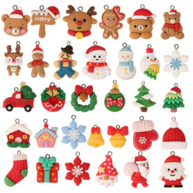32 Mini Ornements de Noël en Résine pour Sapin - Décorations Festives 13,69 €
